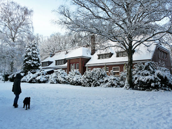 Das Landhaus im Winter