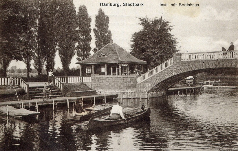 Liebesinsel Bootssteg 1926