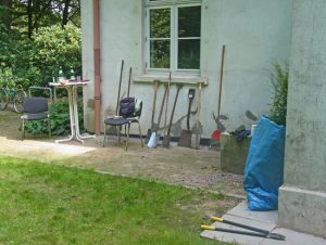 Gartenarbeit am Forsthaus Forsthaus, Garten