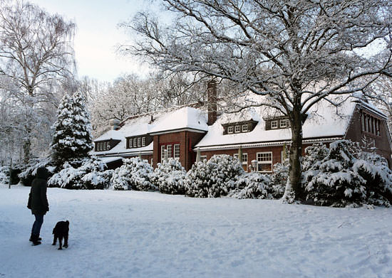 Das Landhaus Im Schnee (Foto V. D.b. Magnussen)